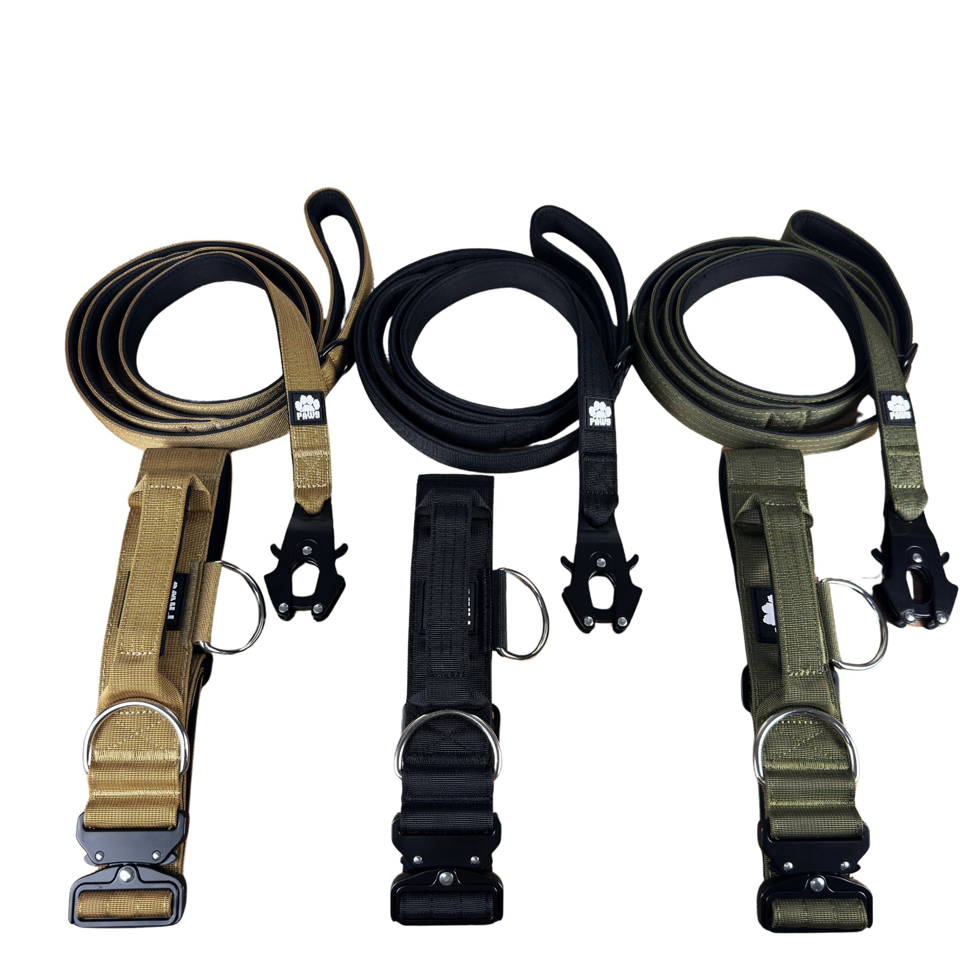 6ft Dog Rope Leash by Paw9 Gear, sturdy and durable nylon leash with metal clip for secure walking of pets.
